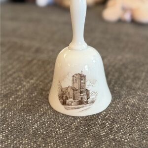 Elegant Porcelain Decorative Church Bell